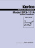 Thumbnail KONICA SRX101A MEDICAL FILM PROCESSOR SERVICE MANUAL