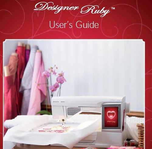 Product picture Husqvarna Viking Designer Ruby Sewing Machine User Manual