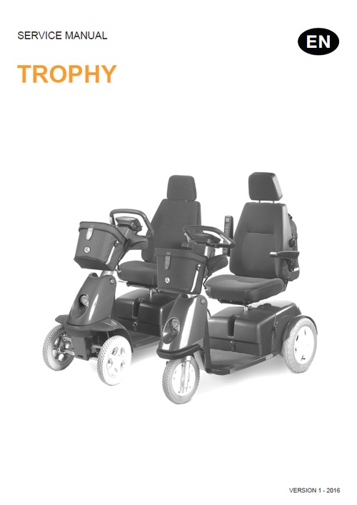 Product picture Sunrise Trophy Scooter Service Manual
